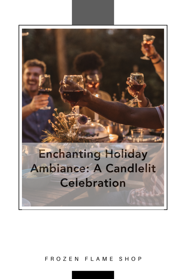 "Enchanting Holiday Ambiance: A Candlelit Celebration"